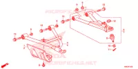 TRIANGLES AVANT pour Honda FOURTRAX 500 RUBICON IRS EPS de 2018