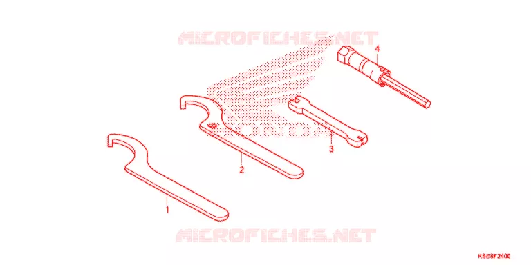 OUTIL Honda MOTO 150 CRF 2018  CRF150RBJ