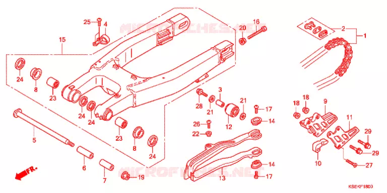 BRAS OSCILLANT Honda MOTO 150 CRF 2019  CRF150RJ