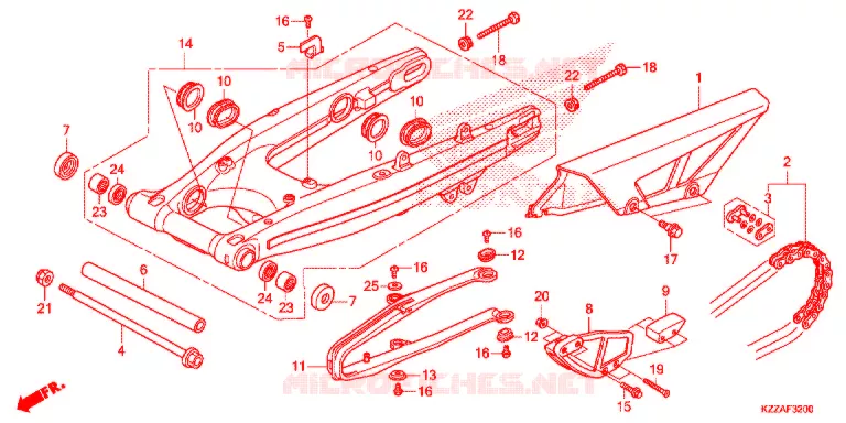 BRAS OSCILLANT Honda MOTO 250 CRF 2018  CRF250RLJ