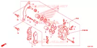 ETRIER DE FREIN AVANT pour Honda PCX 150 de 2018