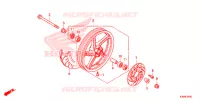 ROUE AVANT pour Honda PCX 150 de 2018