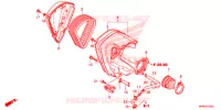 FILTRE A AIR pour Honda VT 1300 C FURY ABS RED de 2018