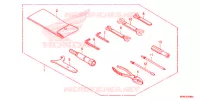 OUTIL pour Honda VT 1300 C FURY ABS RED de 2018