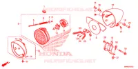 PHARE pour Honda VT 1300 C FURY ABS RED de 2018