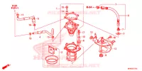 POMPE A ESSENCE pour Honda VT 1300 C FURY ABS RED de 2018