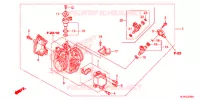 CORPS DE PAPILLON pour Honda PIONEER 700 M2 DELUXE de 2018