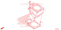 CYLINDRE pour Honda FOURTRAX 420 RANCHER 2X4 BASE de 2018