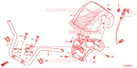 GUIDON pour Honda FOURTRAX 420 RANCHER 2X4 BASE de 2018