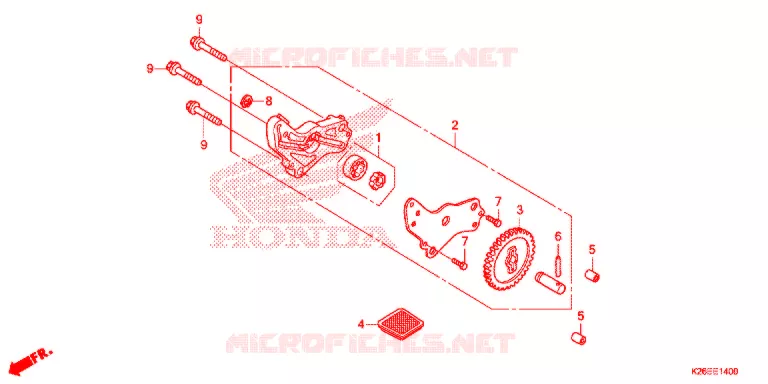 POMPE A HUILE Honda MOTO 125 MSX 2019  MSX125AK
