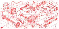 ENGRENAGE FINAL AVANT pour Honda FOURTRAX 420 RANCHER 4X4 DCT EPS de 2019