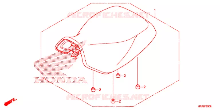 SELLE Honda ATV 500 FOURTRAX 2019  TRX500FM2K