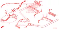 PEDALE   REPOSE PIED pour Honda FOURTRAX 500 FOREMAN ES PS de 2018