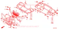 SUPPORT pour Honda FOURTRAX 500 FOREMAN ES PS de 2018