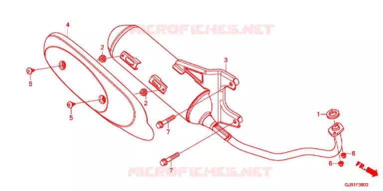 SILENCIEUX D'ECHAPPEMENT Honda SCOOTER 50 GIORNO 2021  NCW50J