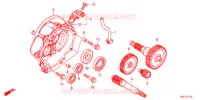 BOITE DE VITESSES pour Honda TACT 50 BASIC de 2018