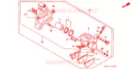 ETRIER DE FREIN ARRIERE pour Honda NS1 50 de 1992