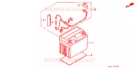 BATTERIE pour Honda NS1 50 ROTHMANS de 1994