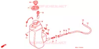 RESERVOIR D'HUILE pour Honda NS1 50 ROTHMANS de 1994