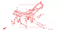 CADRE pour Honda NS1 50 BLACK de 1995