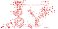CYLINDRE   CULASSE (2) pour Honda NS1 50 BLACK de 1995