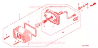 FEU ARRIERE pour Honda NS1 50 BLACK de 1995