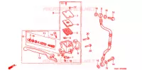 MAITRE CYLINDRE DE FREIN AVANT pour Honda NS1 50 BLACK de 1995
