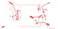 PEDALE   KICK pour Honda NS1 50 BLACK de 1995