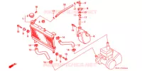 RADIATEUR pour Honda NS1 50 BLACK de 1995