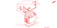 BATTERIE pour Honda NS1 50 WHITE de 1995