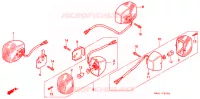 CLIGNOTANT pour Honda NS1 50 WHITE de 1995