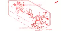 ETRIER DE FREIN ARRIERE pour Honda NS1 50 WHITE de 1995
