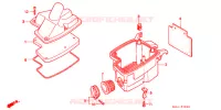 FILTRE A AIR pour Honda NS1 50 WHITE de 1995