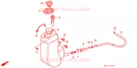 RESERVOIR D'HUILE pour Honda NS1 50 WHITE de 1995