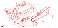 BRAS OSCILLANT   CARTER DE CHAINE pour Honda NS1 50 de 1996