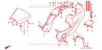 SELLE   CARENAGE ARRIERE pour Honda NS1 50 de 1996