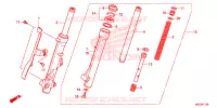 FOURCHE pour Honda SUPER CUB 125 ABS de 2021