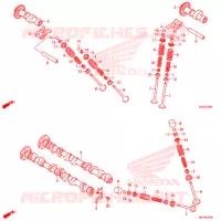 ARBRE A CAMES   SOUPAPE pour Honda CB 300 R ABS de 2020