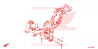CADRE pour Honda SUPER CUB 125 de 2019