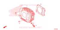 CYLINDRE pour Honda SUPER CUB 125 de 2019