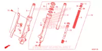 FOURCHE pour Honda SUPER CUB 125 de 2019