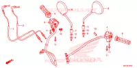 COMMODO   LEVIER   CABLE pour Honda CB 1100 EX ABS PROMINENCE RED de 2017