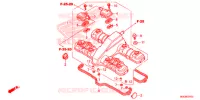 COUVRE CULASSE pour Honda CB 1100 EX ABS PROMINENCE RED de 2017