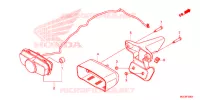FEU ARRIERE pour Honda CB 1100 EX ABS PROMINENCE RED de 2017