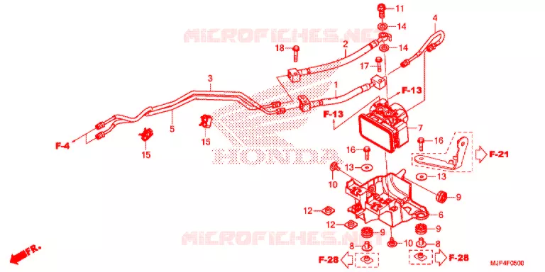 MODULATEUR ABS Honda MOTO 1000 AFRICA-TWIN 2017  CRF1000DH