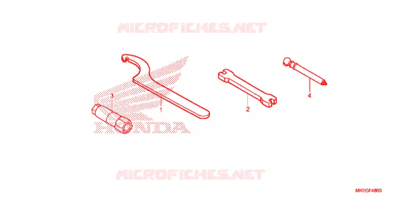 OUTIL Honda MOTO 450 CRF 2019  CRF450LK