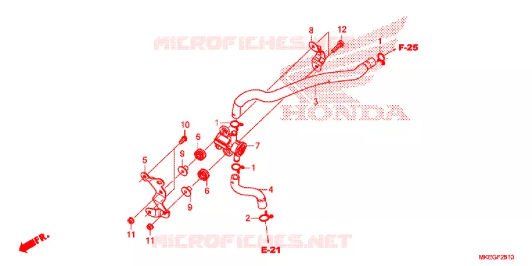 SOUPAPE D'ADMISSION Honda MOTO 450 CRF 2019  CRF450LK
