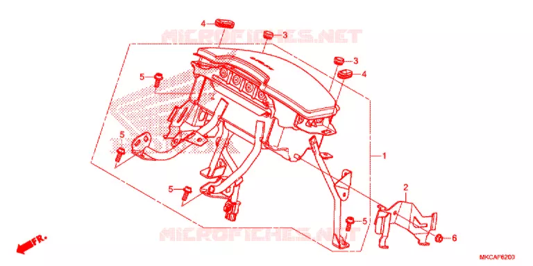 MODULE AIRBAG Honda MOTO 1800 GOLD-WING 2019  GL1800DAK