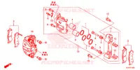 ETRIER DE FREIN AVANT pour Honda PIONEER 1000 M3 EPS de 2019
