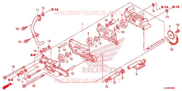POMPE A HUILE Honda ATV 700 PIONEER 2019  SXS700M2DK